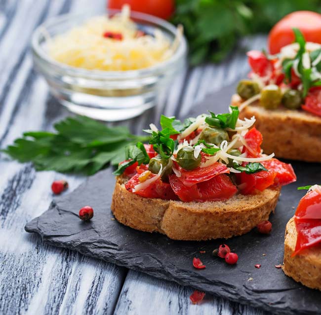 bruschetta pomodoro bruschetta pomodoro